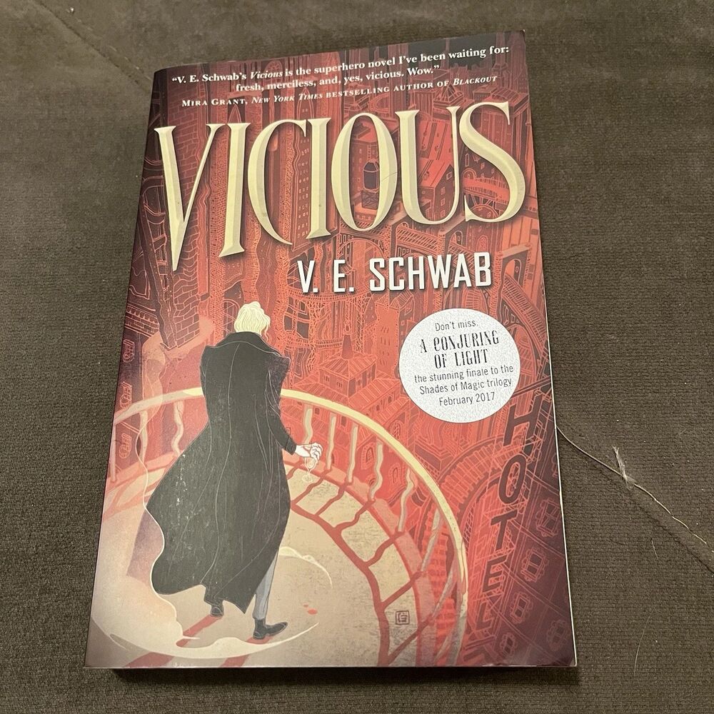 Vicious Paperback - V. E. Schwab Signed Autograph